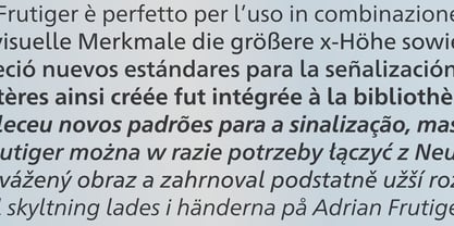 Neue Frutiger 1450 Font Poster 5